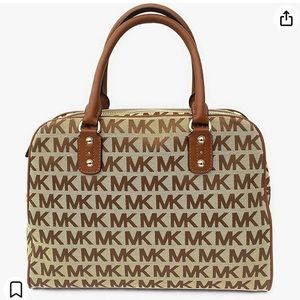 25% OFF - MICHAEL Michael Kors MK Signature Large Satchel Bag w/ Crossbody Strap